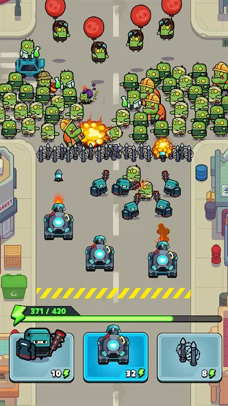 Взлом Police vs Zombie: Zombie City (Полиция против зомби)  [МОД Много денег] — последняя версия apk на Андроид screen 1