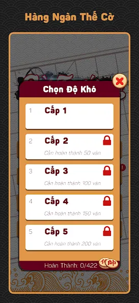 Взлом Cờ Thế Khó Nhất — Cờ Offline  [МОД Все открыто] — последняя версия apk на Андроид screen 2