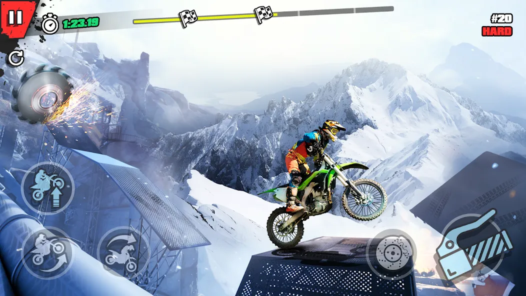 Взломанная Trial Mania: Dirt Bike Games (Трайал Мания)  [МОД Меню] — стабильная версия apk на Андроид screen 3