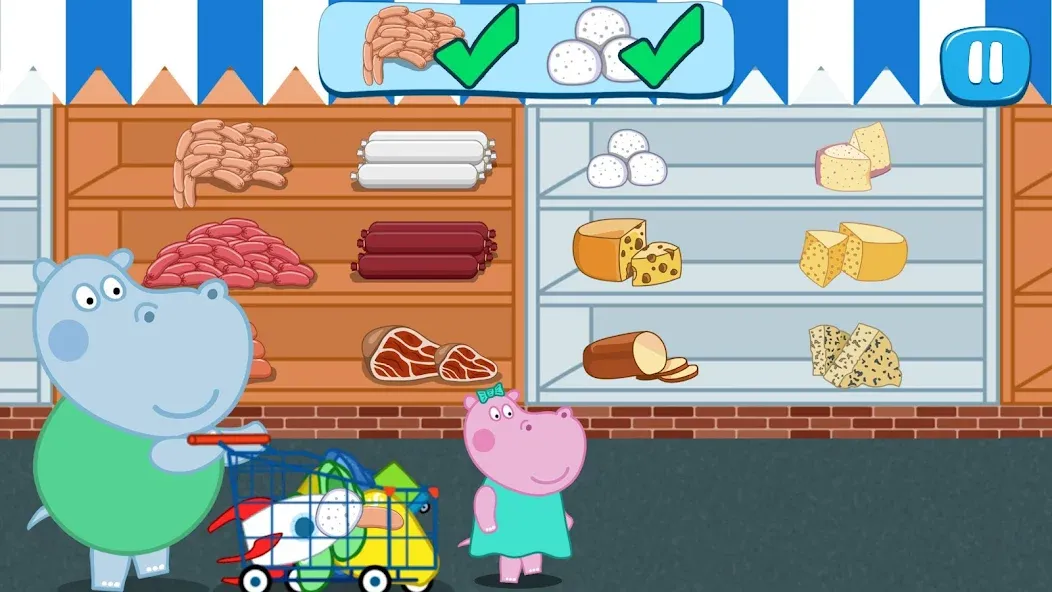 Скачать взломанную Kids Supermarket: Shopping  [МОД Меню] — полная версия apk на Андроид screen 3