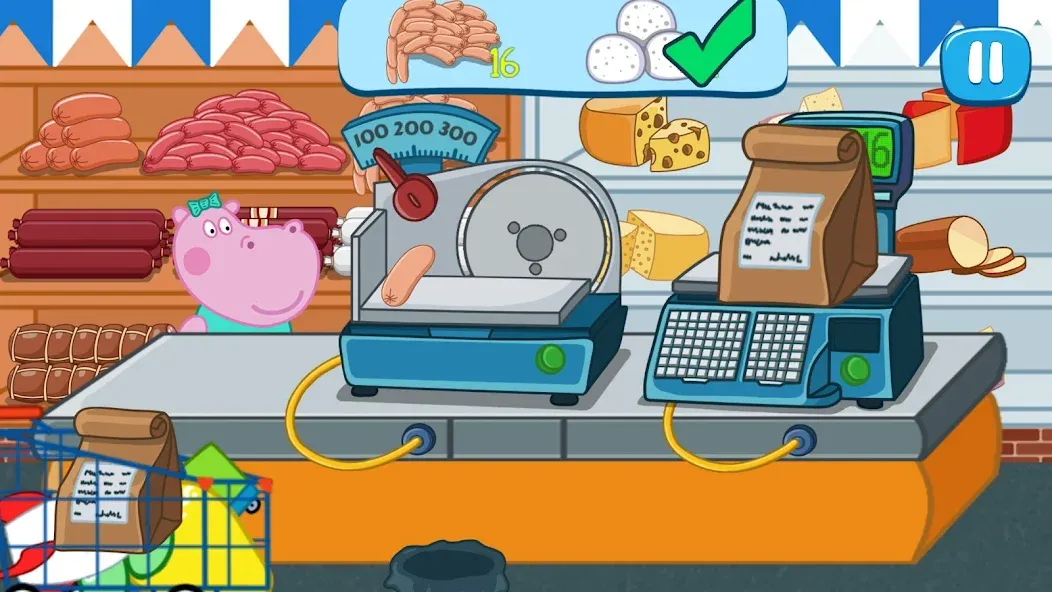 Скачать взломанную Kids Supermarket: Shopping  [МОД Меню] — полная версия apk на Андроид screen 4