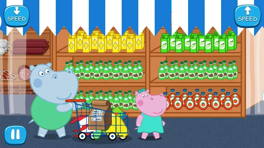 Скачать взломанную Kids Supermarket: Shopping  [МОД Меню] — полная версия apk на Андроид screen 5