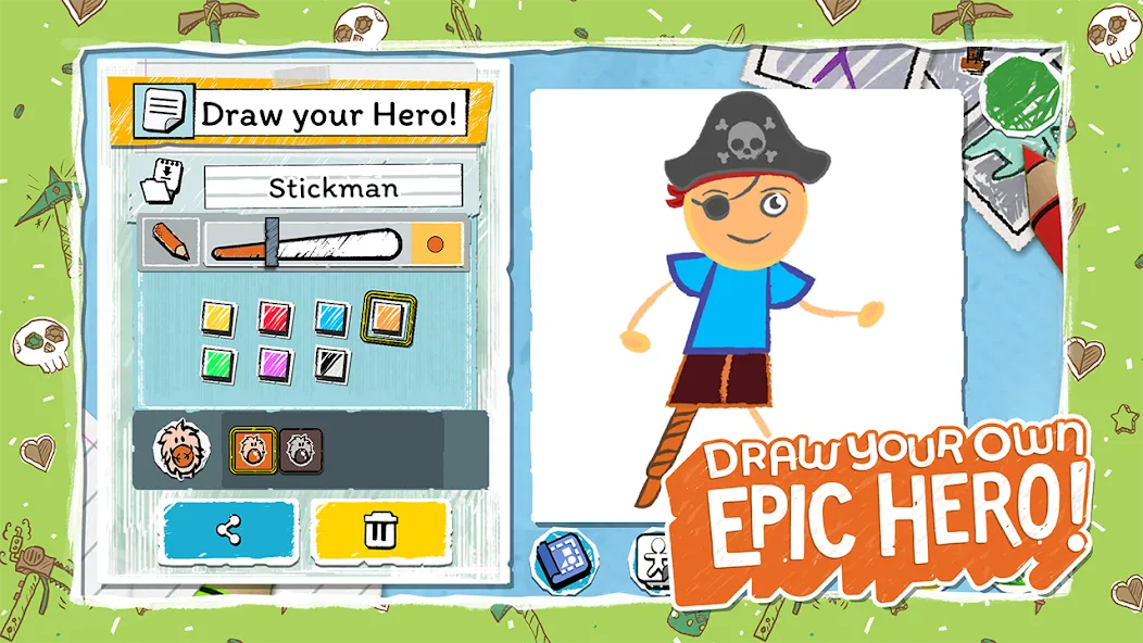 Взломанная Draw a Stickman: EPIC 3 (Нарисуй палочного человечка)  [МОД Unlimited Money] — полная версия apk на Андроид screen 1