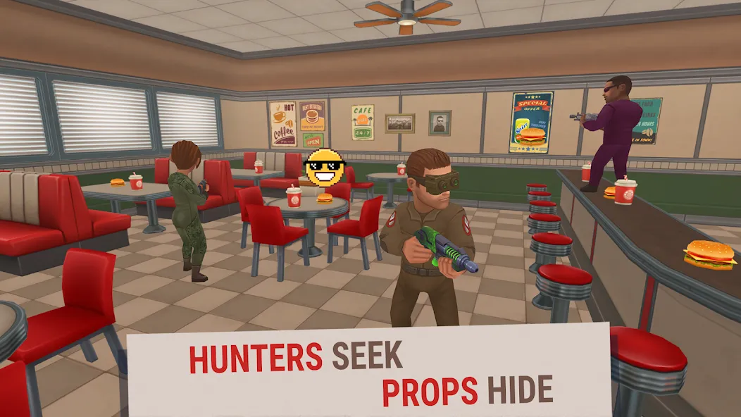 Взлом Hide Online — Hunters vs Props (Хайд Онлайн)  [МОД Menu] — полная версия apk на Андроид screen 2