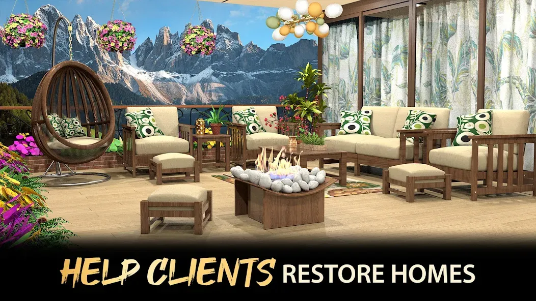 Скачать взлом My Home Design: My House Games (Май Хоум Дизайн)  [МОД Mega Pack] — стабильная версия apk на Андроид screen 4