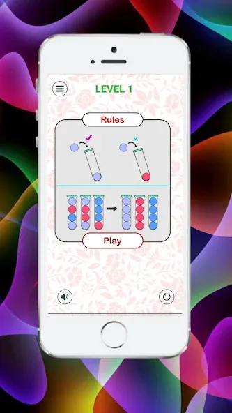 Скачать взлом Bubble sort bubbling maker fun (Бабл сорт бабл макер фан)  [МОД Menu] — стабильная версия apk на Андроид screen 5