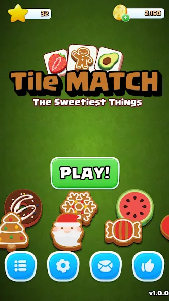 Взлом Tile Match Sweet -Triple Match  [МОД Все открыто] — полная версия apk на Андроид screen 4