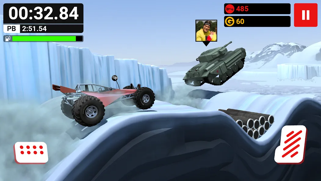 Скачать взломанную MMX Hill Dash (ММХ Хилл Клайм)  [МОД Unlocked] — последняя версия apk на Андроид screen 2