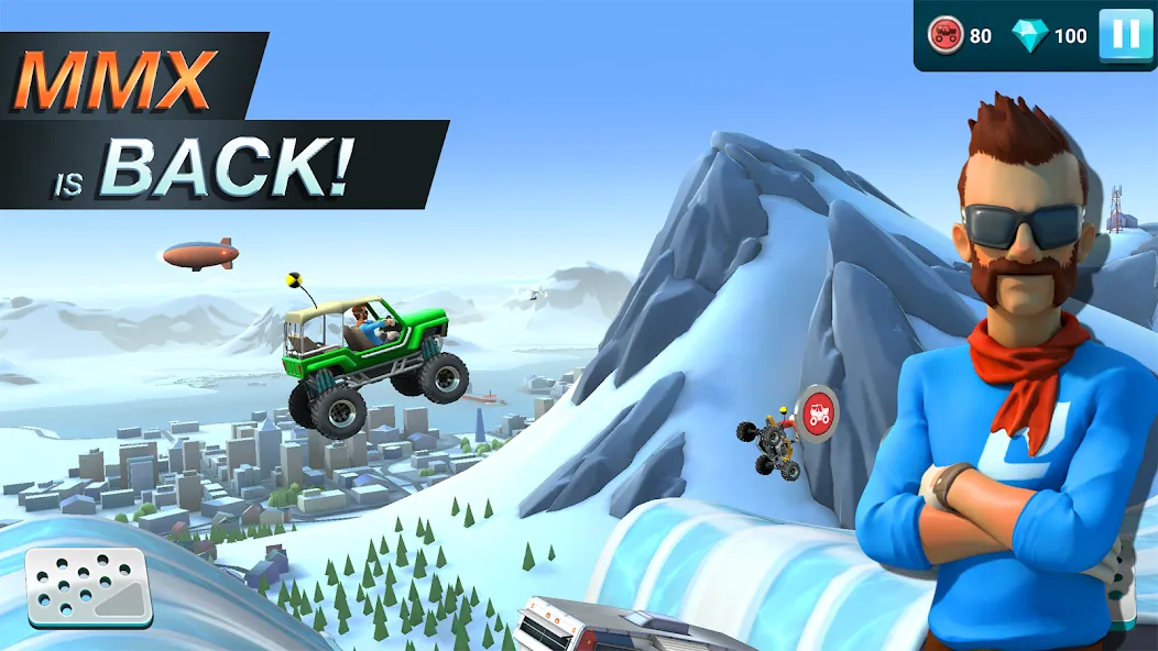 Взлом MMX Hill Dash 2 – Offroad Truc (ММХ Хилл Даш 2)  [МОД Mega Pack] — последняя версия apk на Андроид screen 1