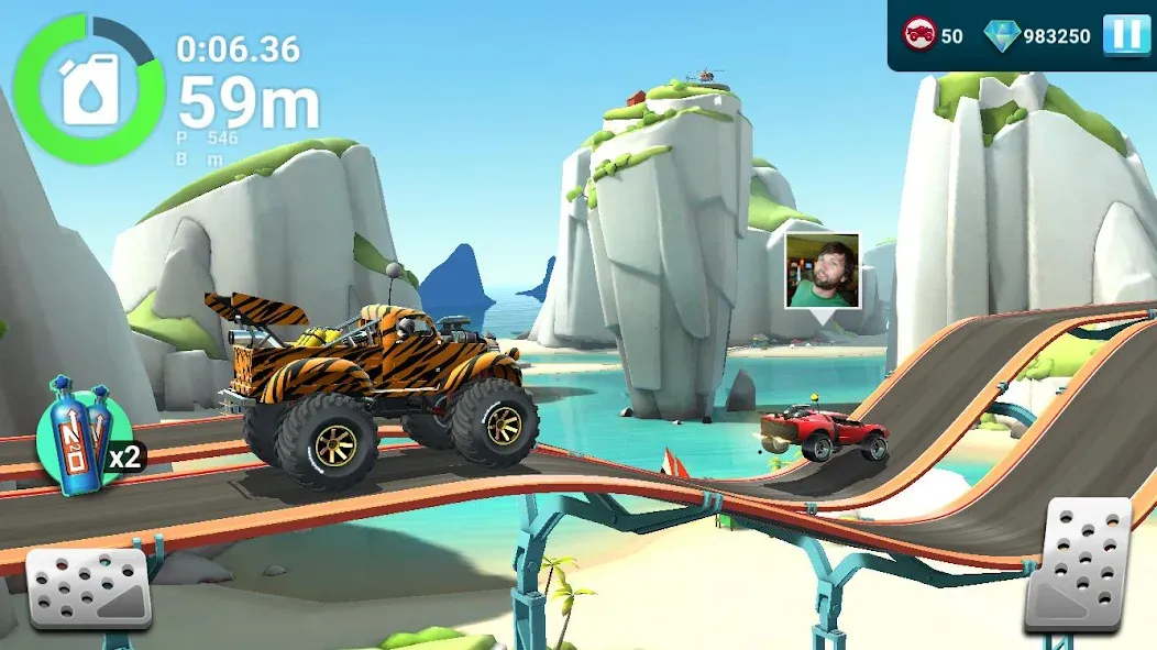 Взлом MMX Hill Dash 2 – Offroad Truc (ММХ Хилл Даш 2)  [МОД Mega Pack] — последняя версия apk на Андроид screen 2