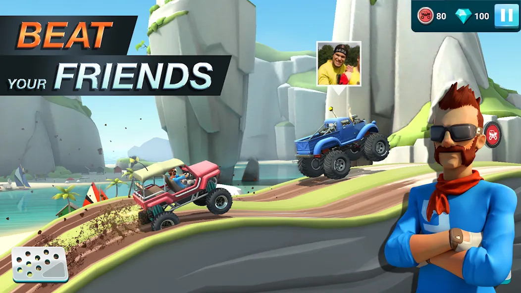 Взлом MMX Hill Dash 2 – Offroad Truc (ММХ Хилл Даш 2)  [МОД Mega Pack] — последняя версия apk на Андроид screen 4