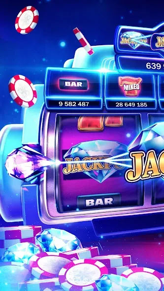 Скачать взломанную Huuuge Casino Slots Vegas 777 (Хьюдж Казино Слотс Вегас 777)  [МОД Бесконечные монеты] — последняя версия apk на Андроид screen 1