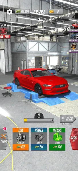 Взломанная Dyno 2 Race — Car Tuning (Дино 2 Гонка)  [МОД Menu] — последняя версия apk на Андроид screen 4