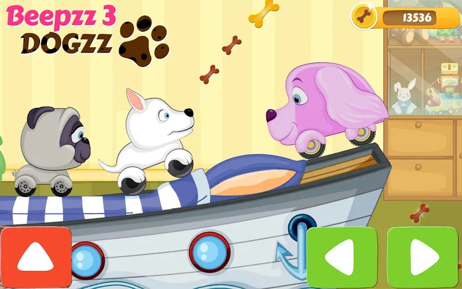 Взломанная Racing games for kids — Dogs  [МОД Меню] — полная версия apk на Андроид screen 1