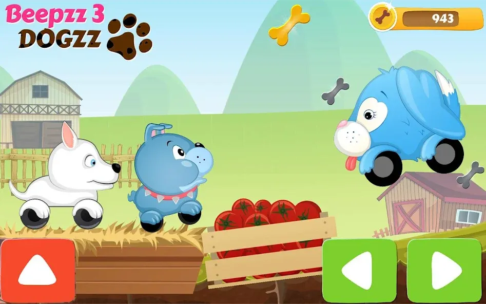 Взломанная Racing games for kids — Dogs  [МОД Меню] — полная версия apk на Андроид screen 2