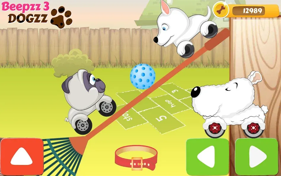 Взломанная Racing games for kids — Dogs  [МОД Меню] — полная версия apk на Андроид screen 4