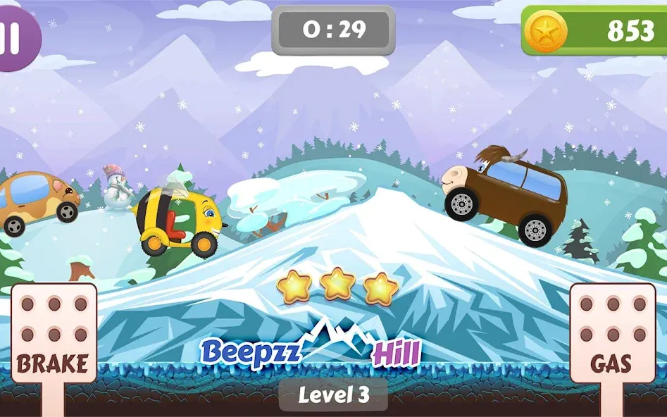 Взломанная Car Racing game for toddlers  [МОД Меню] — последняя версия apk на Андроид screen 5