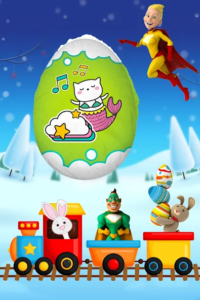 Скачать взлом Surprise Eggs — Toddler games  [МОД Все открыто] — последняя версия apk на Андроид screen 4