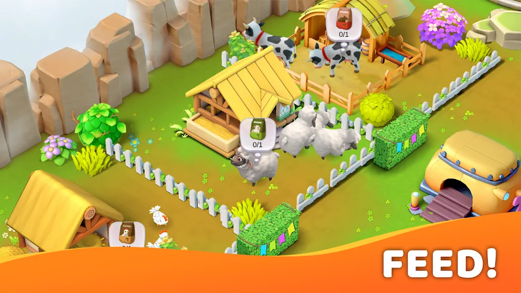 Скачать взлом Island Farm Adventure (Айленд Фарм Адвенчер)  [МОД Все открыто] — полная версия apk на Андроид screen 5