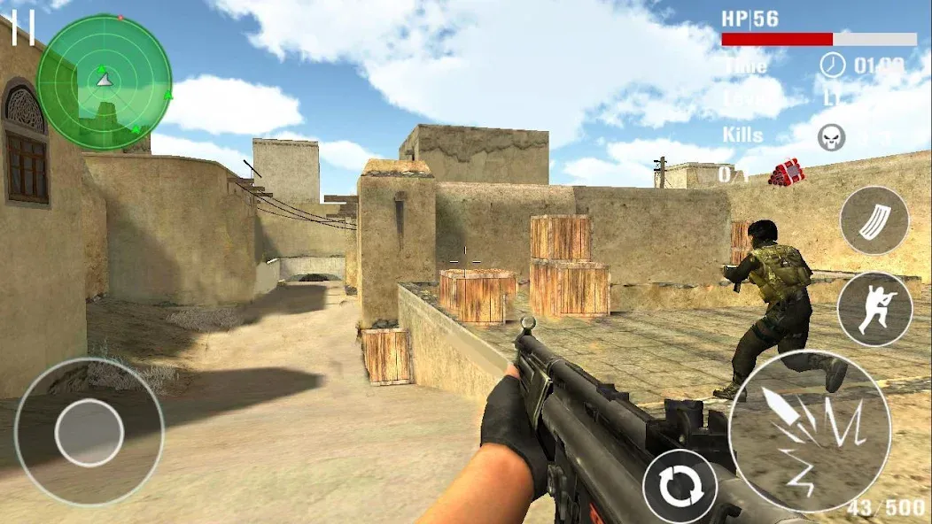 Скачать взлом Gun Strike Shoot 3D  [МОД Unlimited Money] — последняя версия apk на Андроид screen 3