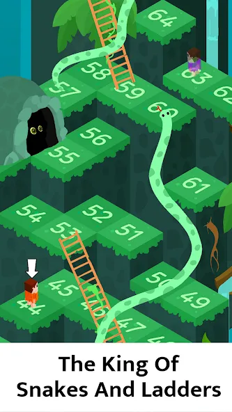 Скачать взломанную Snakes and Ladders Board Games  [МОД Menu] — полная версия apk на Андроид screen 1