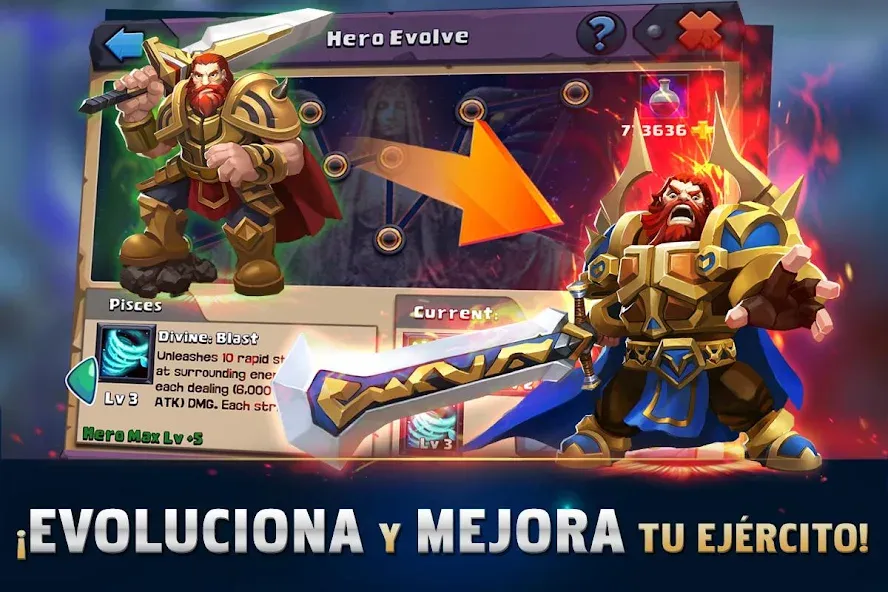 Скачать взломанную Clash of Lords 2: Español (Клэш оф Лордс 2)  [МОД Бесконечные деньги] — последняя версия apk на Андроид screen 3