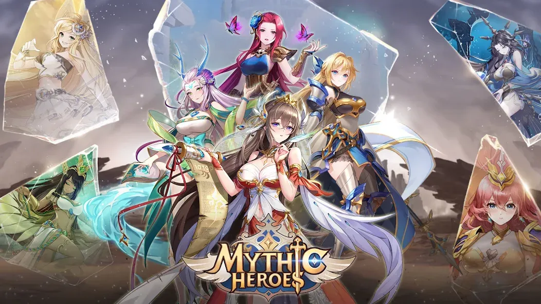 Взломанная Mythic Heroes: Idle RPG (Мифические герои)  [МОД Много денег] — последняя версия apk на Андроид screen 1