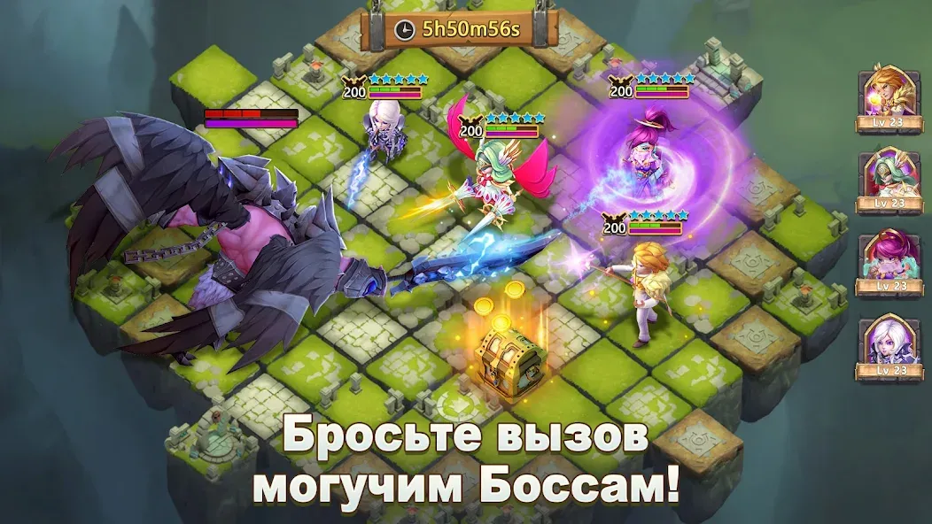 Взлом Castle Clash: Правитель мира (Кастл Клаш)  [МОД Бесконечные монеты] — последняя версия apk на Андроид screen 3