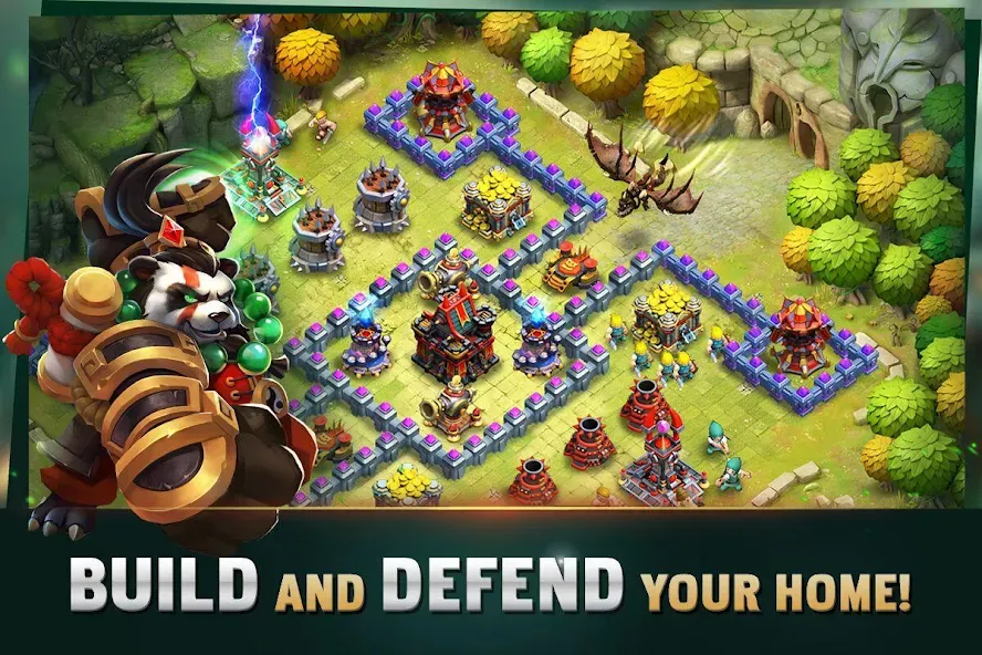 Взломанная Clash of Lords: Guild Castle (Клэш оф Лордс)  [МОД Unlocked] — стабильная версия apk на Андроид screen 1