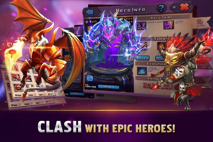 Взломанная Clash of Lords: Guild Castle (Клэш оф Лордс)  [МОД Unlocked] — стабильная версия apk на Андроид screen 4