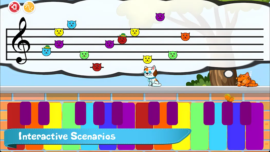 Скачать взломанную Cat Piano Meow — Sounds & Game  [МОД Много денег] — последняя версия apk на Андроид screen 4