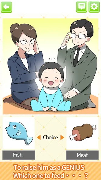 Скачать взломанную Nurturing’s nice choices  [МОД Бесконечные монеты] — последняя версия apk на Андроид screen 2