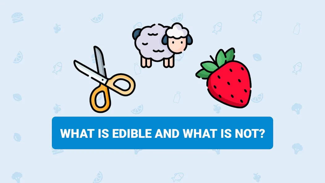 Скачать взломанную Foody: Edible & Inedible (Фуди)  [МОД Много денег] — стабильная версия apk на Андроид screen 1