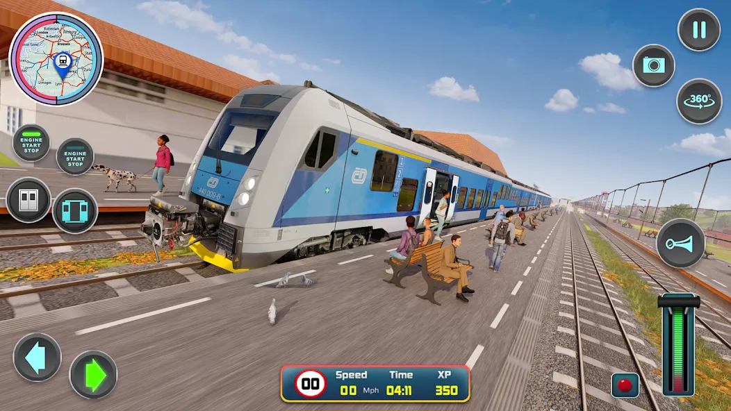 Взлом City Train Driver- Train Games  [МОД Все открыто] — стабильная версия apk на Андроид screen 5