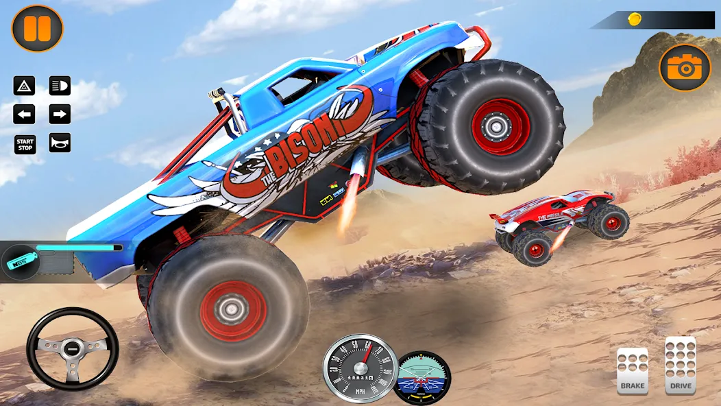 Взлом Monster Truck Off Road Racing  [МОД Много денег] — полная версия apk на Андроид screen 3