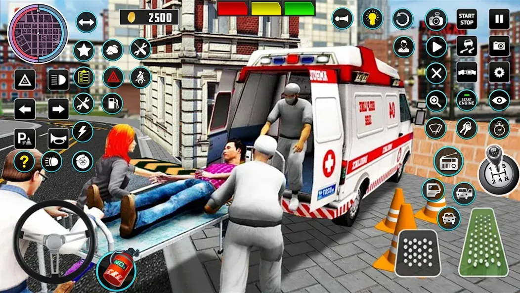 Скачать взломанную Heli Ambulance Simulator Game  [МОД Бесконечные монеты] — полная версия apk на Андроид screen 5