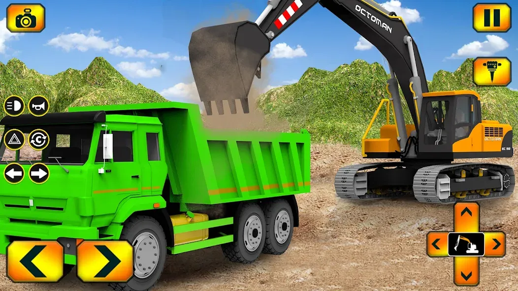 Скачать взломанную Sand Excavator Simulator Games  [МОД Меню] — стабильная версия apk на Андроид screen 1