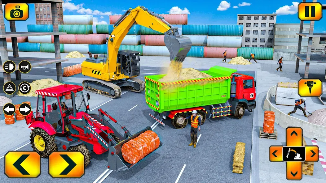 Скачать взломанную Sand Excavator Simulator Games  [МОД Меню] — стабильная версия apk на Андроид screen 3