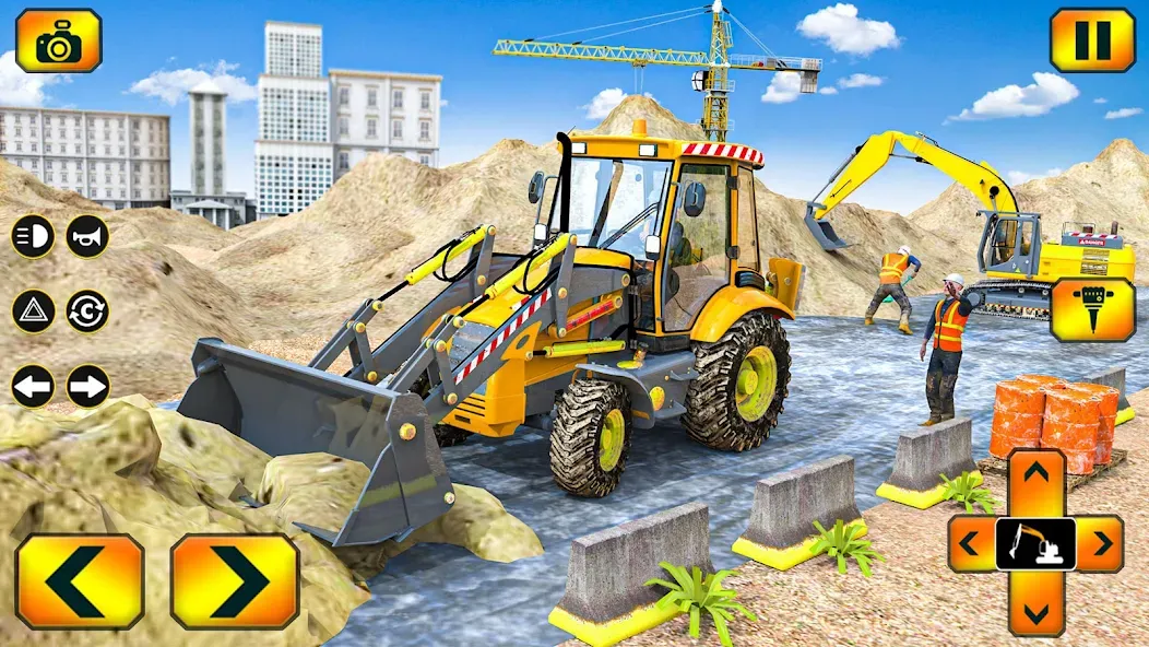 Скачать взломанную Sand Excavator Simulator Games  [МОД Меню] — стабильная версия apk на Андроид screen 4