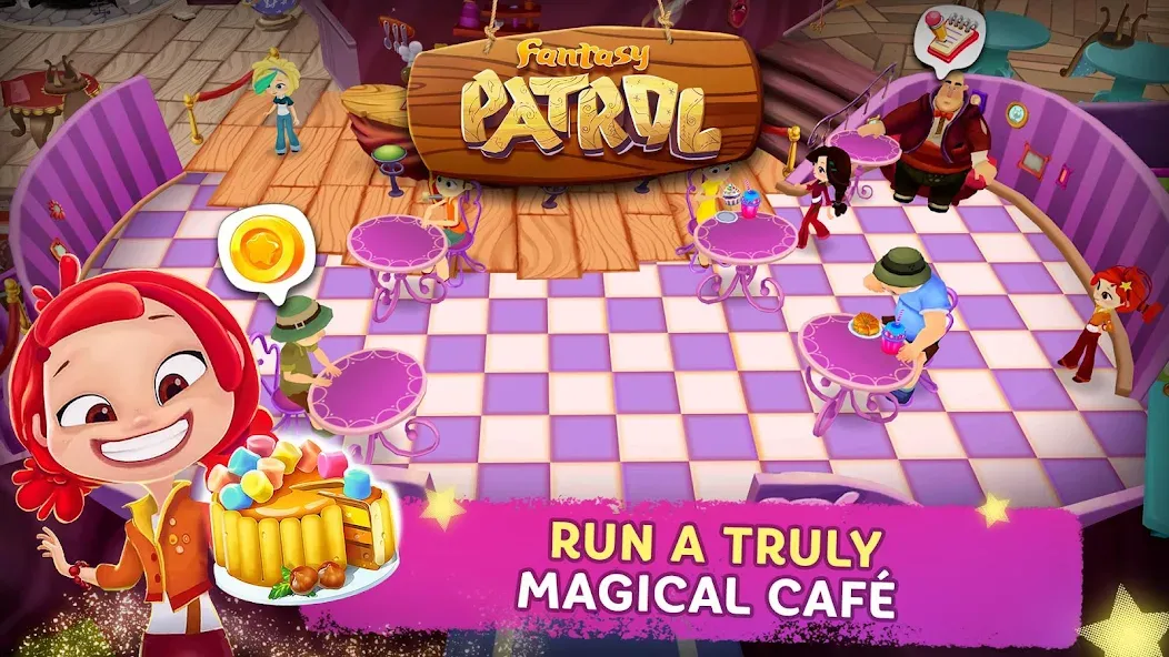 Скачать взлом Fantasy Patrol: Cafe  [МОД Menu] — полная версия apk на Андроид screen 1