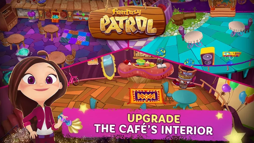 Скачать взлом Fantasy Patrol: Cafe  [МОД Menu] — полная версия apk на Андроид screen 5