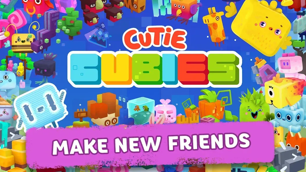 Взломанная Cutie Cubies  [МОД Много монет] — полная версия apk на Андроид screen 2