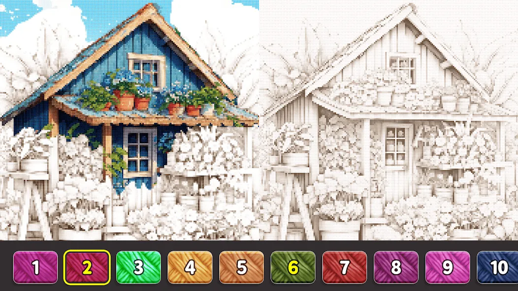 Взломанная Cross Stitch: Color by Number  [МОД Unlocked] — последняя версия apk на Андроид screen 3