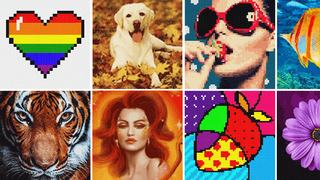 Взломанная Cross Stitch: Color by Number  [МОД Unlocked] — последняя версия apk на Андроид screen 4