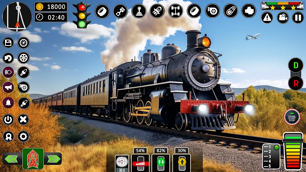 Скачать взломанную City Train Games Driver Sim 3D  [МОД Unlocked] — полная версия apk на Андроид screen 3