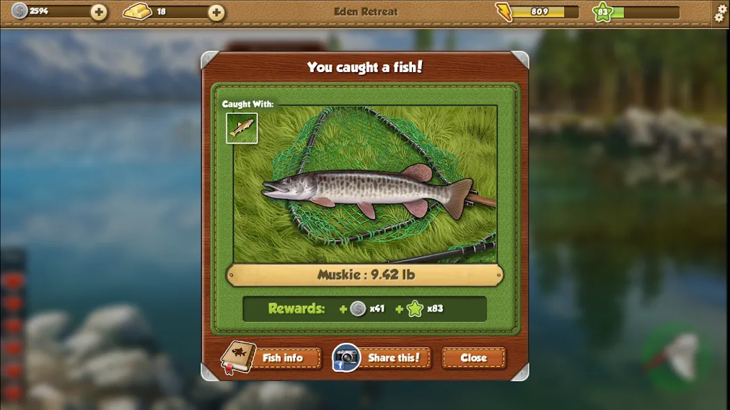 Взлом Fishing World (Фишинг Ворлд)  [МОД Unlimited Money] — последняя версия apk на Андроид screen 2