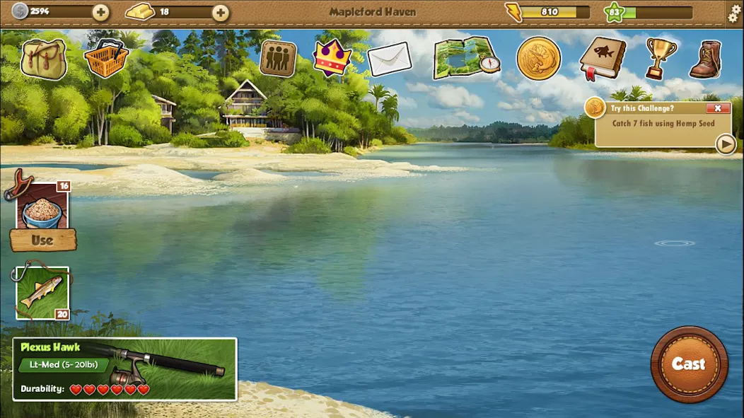 Взлом Fishing World (Фишинг Ворлд)  [МОД Unlimited Money] — последняя версия apk на Андроид screen 5