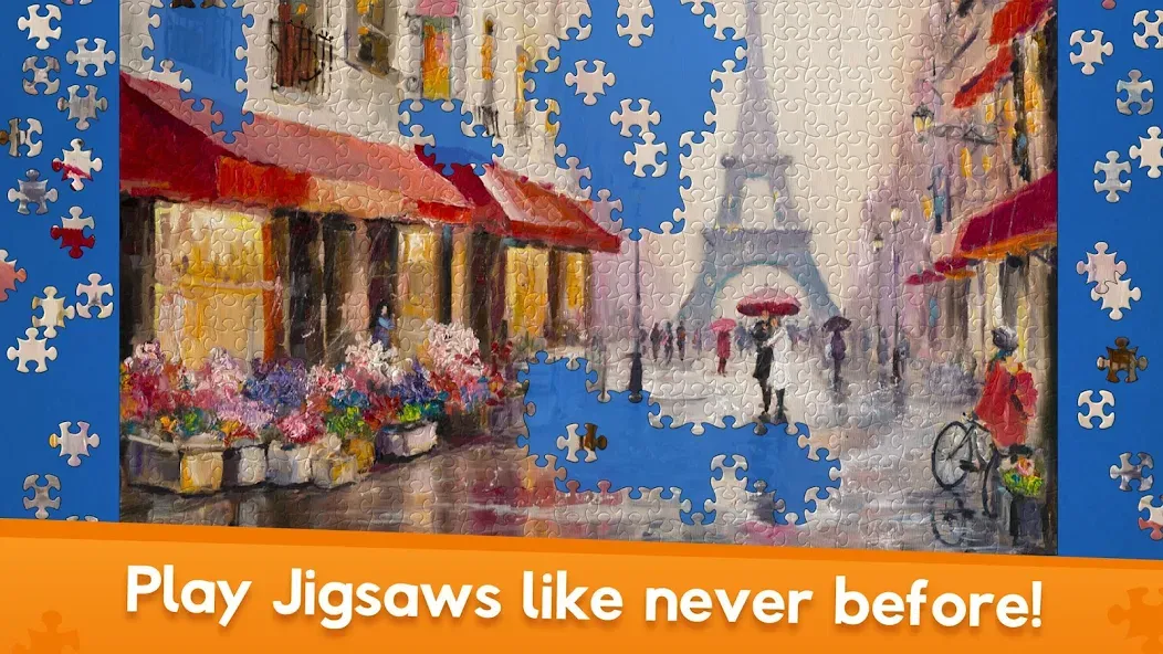 Скачать взломанную Jigsaw World (Джигсоу Ворлд)  [МОД Mega Pack] — полная версия apk на Андроид screen 1