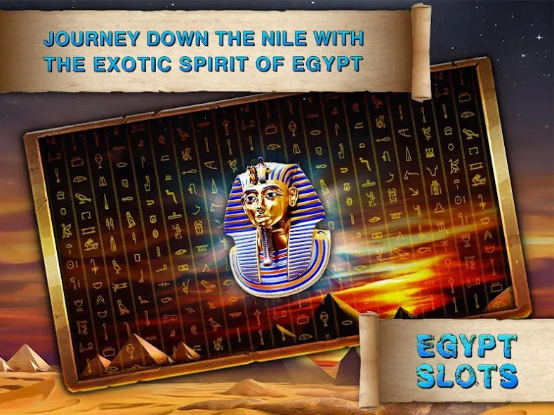 Взломанная Egypt Slots Casino Machines (Египетские игровые автоматы казино)  [МОД Unlimited Money] — полная версия apk на Андроид screen 2