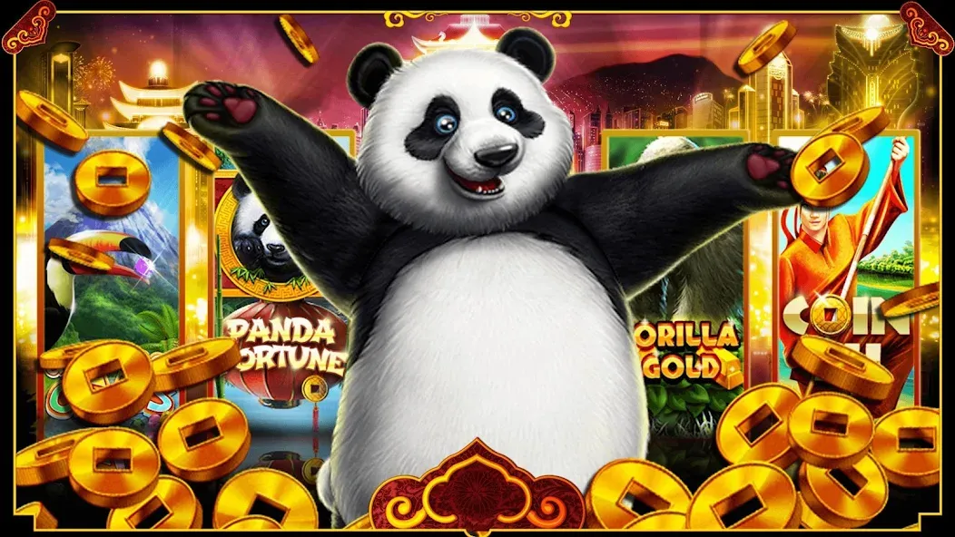 Скачать взломанную Panda Slots (Панда Слоты)  [МОД Menu] — последняя версия apk на Андроид screen 5